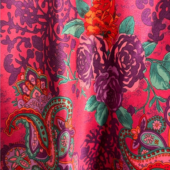 Pink and Purple Paisley Kathryn Cami Size S - Picture 4 of 4
